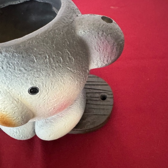 Unique/Whimiscal TWO Smilling Koala Flower Pot /Swing Resin Planters - Picture 11 of 14